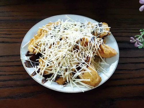 Pisang Goreng Coklat Keju Kafe Rosa